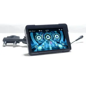 バイク専用ナビ 5インチ CarPlay AndroidAuto iPhone アンドロイドスマホ SD動画 音楽再生可能 防水 ブルートゥースバイク ポータブルナビ
