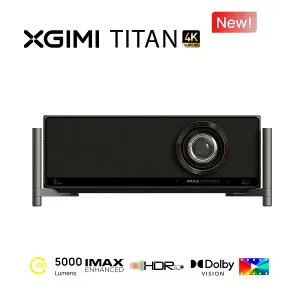 XGIMI TITAN 4K ホームプロジェクター【デュアルレーザー 5000 ISOルーメン 高輝度 / Dolby Vision・IMAX Enhanced対応 / 4K 0.78型DMD / 光学ズーム / レンズシフト / 全自動補正 / ホームシアター 映画館 大画