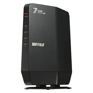 BUFFALO バッファロー Wi-Fi 7(11be)対応デュアルバンドWi-Fiルーター 5764+688Mbps WSR6500BE6P-BK ブラック