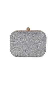 ジュウェルダグレイミシュカ レディース バッグ ミニ Jewel Badgley Mischka Celest Crystal Mini Minaudiere Clutch Silver シルバー