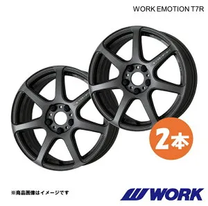 WORK ワーク ホイール 2本 ワークエモーションT7R 1ピース デリカD-5 4WD DBA-CV5W【18×7.5J 5-114.3 INSET38 MGM】WORK EMOTION T7R