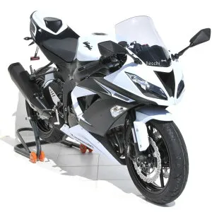 0103XX086 アルマックス ERMAX ハイプロテクション ウインドスクリーン 13年-16年 ZX-6R、636 サテングレー 010383086 JP店
