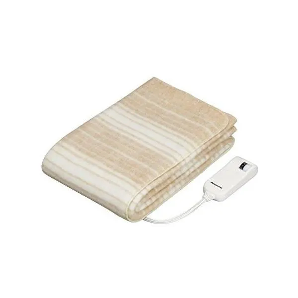 パナソニック 電気しき毛布 シングル 160×85cm 丸洗い可 室温センサー付 ベージュ DB-U31LS-C