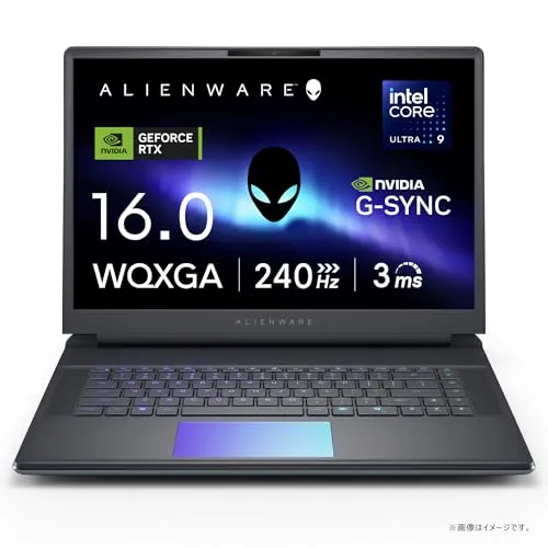 Dell ノートパソコン Alienware 16 Area-51 AA16250 16インチ IntelRCore?Ultra 9 プロセッサー 275HX RTX 5070Ti メモリ32GB SSD1TB Windows 11 English リキッ