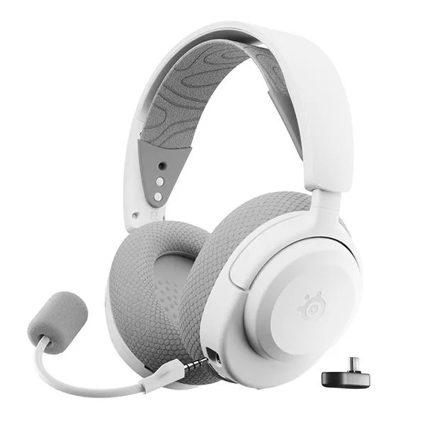 SteelSeries スティールシリーズ Arctis Nova 3P Wireless 2.4GHz / Bluetooth 5.3 両対応 ゲーミングヘッドホン White 61687