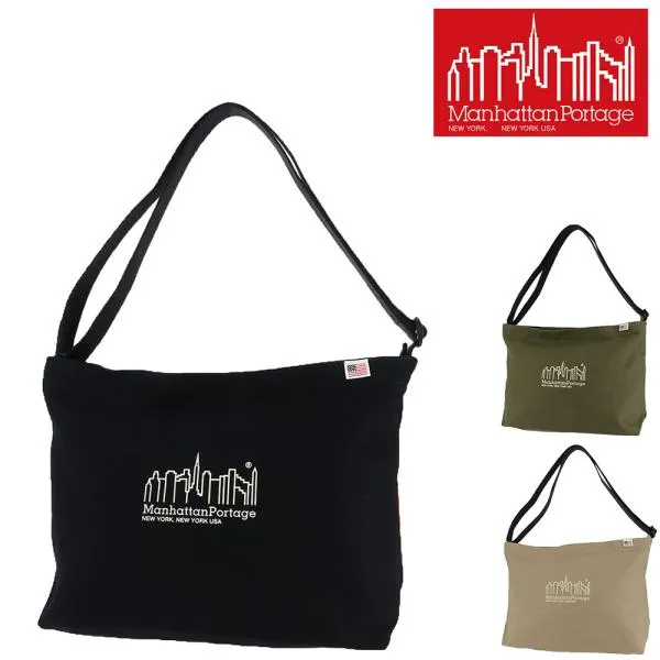 マンハッタンポーテージ ショルダーバッグ Manhattan Portage クリアビューショルダーバッグキャンバス A3 B4 A4 B5 mp1482cnvs メンズ レディース
