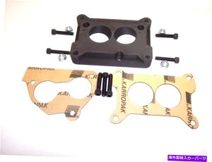Throttle Body 2BL HOLLEY 4412 2300モータークラフトキャブレターからGM TBIインテークマニホールドアダプターUSA 2Bl Holley 4412 2300 motorcraft carburetor to GM TBI intake manifold adapter USA【並行輸入品】