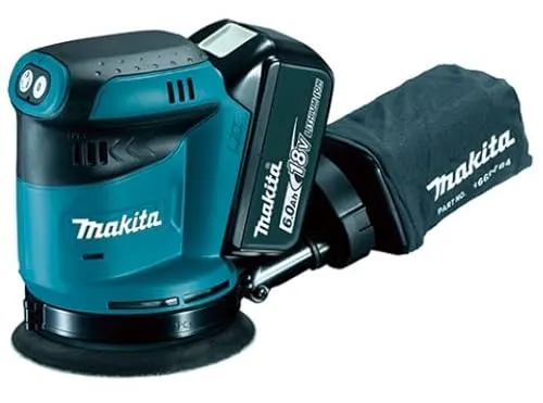 マキタ(Makita) １２５ミリ充電式ランダムオービット 18V6Ah バッテリ・充電器付 BO180DRG
