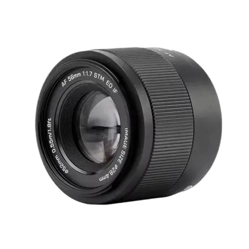 互換性があるFuji X Nikon Z Sony E D5600 56mm F1.7 オートフォーカス APS-C ミラーレスカメラレンズに対応(Fuji XF)