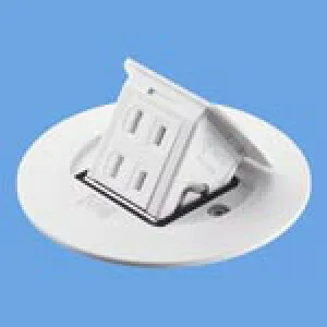 パナソニック【 DU1100MW 】住宅用F型アップコン(丸型)2コ口(マットホワイト)