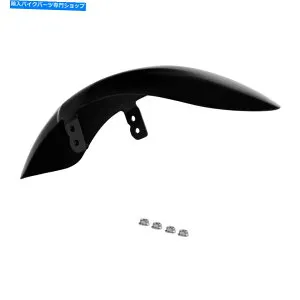 Front Fender ブラックABSフロントフェンダーMudguardカバーフィットハーレーVロッドナイトロッドVRSCA 03-11 Black ABS Front Fender Mudguard Cover Fit For Harley V-rod Night Rod VRSCA 03-11【並行輸入品】