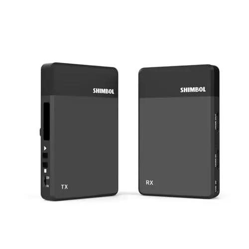Shimbol TP Max ワイヤレス伝送システム 5G HDMI 送信機&受信機 1080p 60fps 0.07秒低遅延 1000ftの伝送距離【国内正規品/技適マーク取得済】