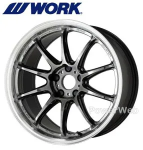 WORK EMOTION ZR10 18インチ 8.5J PCD:114.3 穴数:5 inset:38 (ミドルテーパー) グリミットブラックダイヤカットリム (GTKRC) (ワーク エモーション ZR10) [ホイール1本]
