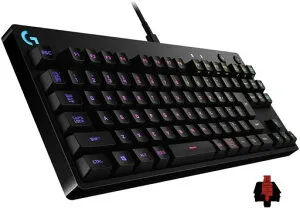【Amazon.co.jp限定】LogicoolGPROゲーミングキーボードG-PKB-002LNdテンキーレスリニア赤軸静かなタイピングGXスイッチ有線ゲーミングメカニカルキーボード日本語配列LIGHTSYNCRGB