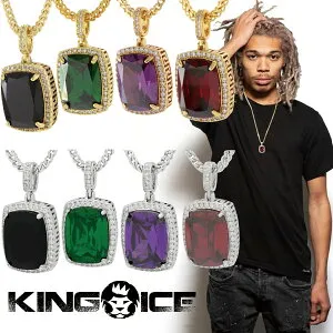 KING ICE キングアイス ネックレス CROWN JULZ NECKLACE チェーン14kゴールド ホワイトゴールド 金 人気[アクセサリー]