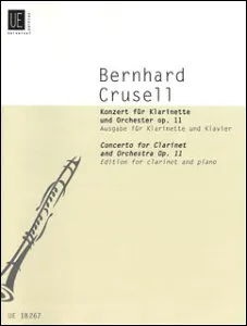 楽譜 クルーセル／クラリネット協奏曲 Op.11(UE 18267／クラリネットとピアノ（ソロ譜はin Bb管用）／輸入楽譜（T）)