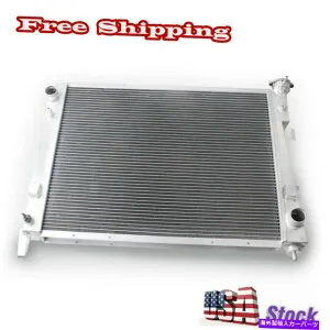 Radiator 2002-2008の3ROWアルミニウムラジエーターDodge RAM 1500 3.7L V6 4.7L 5.7L 5.9L V8 3Row Aluminum Radiator For 2002-2008 Dodge Ram 1500 3.7L V6 4.7L 5.7L 5.9L V8【並行輸入品】