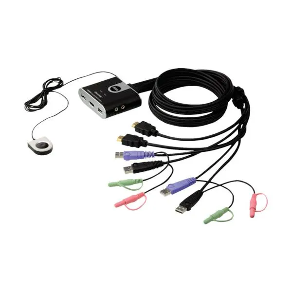 ATENジャパン ATEN KVMPスイッチ 2ポート/HDMI/USB/オーディオ CS692 ( 115-2991 )