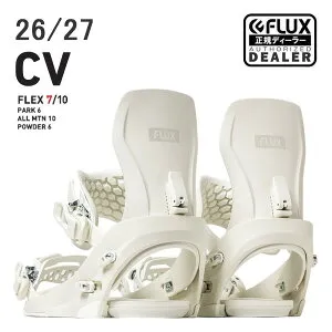 FLUX ビンディング CV / OFF WHITE ( 26-27 2027 ) フラックス CV スノーボード ビンディング