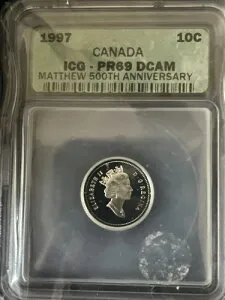 1997年カナダ シルバー 10セント 10C NGC PF 69 ウルトラカメオ MAC 品質??