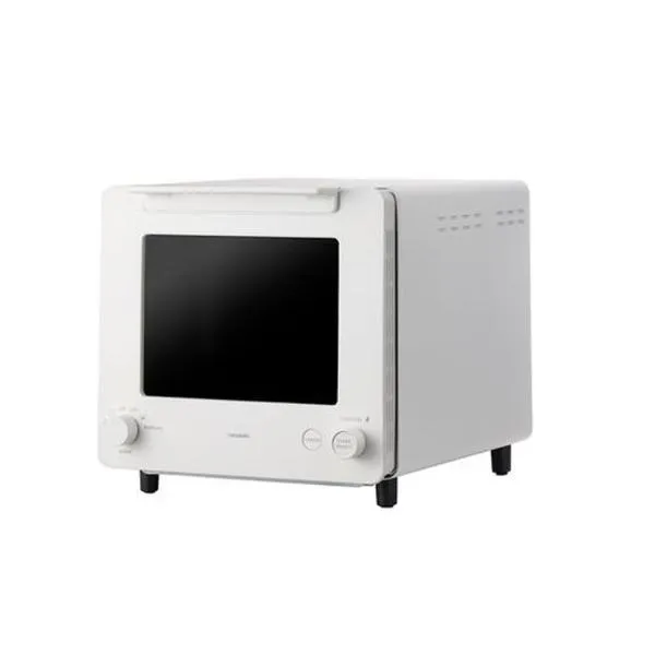 ツインバード 燕三条 匠ブランジェ トースター オーブントースター 2枚焼き 120℃~260℃ 8段階温度調整 センサー付 ホワイト 冷凍パン リベイク TS-D486W