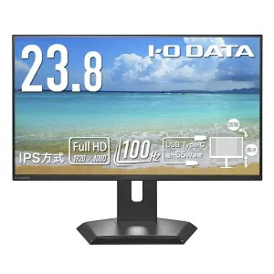 I・O DATA アイ・オー・データ フルHD対応 23.8型ワイド液晶ディスプレイ/HDMI、DP、USB-C、RJ-45/ブラック/スピーカー LCD-C243SMB-FX