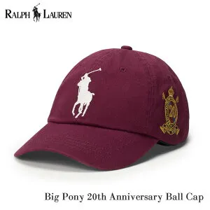ポロ ラルフローレン メンズ レディース キャップ ビッグポニー 20周年 ロゴ 710982207 POLO RALPH LAUREN ポロラルフローレン ラルフ 帽子 ベースボールキャップ ローキャップ 男女兼用 カジュアル