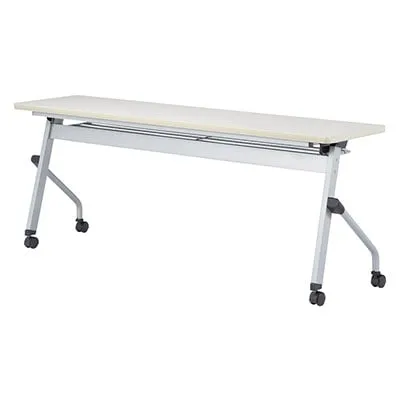 スタックテーブル HLS 平行スタッキング キャスター付き パネルなし 抗菌天板 国産 幅1800×奥行450×高さ720mm HLS-1845H