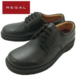 リーガル REGAL JJ23 AG 幅広・軽量 3E 紳士靴 ビジネスシューズ カジュアル リーガルウォーカー オブリーク ゆったり プレーントウ 【メンズ】