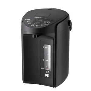 ★2024最新モデル★ タイガー VE電気まほうびん とく子さん 3.0L クールブラック PIQ-G300 KC 【Tiger タイガー魔法瓶 電気ポット 保温 加熱 エコ 節電】