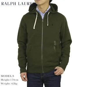 ポロ ラルフローレン メンズ ジップアップ スウェットパーカー ワンポイント フーディー POLO Ralph Lauren Men's Cotton-Blend-Fleece Hoodie US 無地 売れ筋