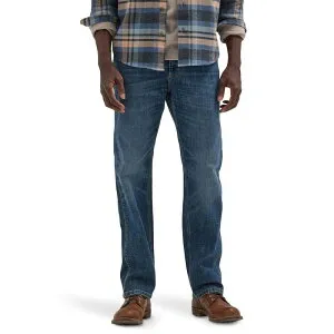 ラングラー メンズ ボトムス デニムパンツ レギュラーフィット ジーンズ Men's Wrangler Peak Comfort Regular Fit Jeans Ballast