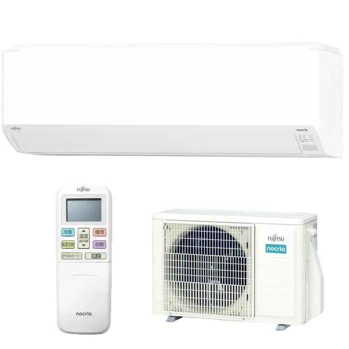 富士通ゼネラル AS-CH405S-W ルームエアコン ノクリア nocria CHシリーズ 14畳用 ホワイト 2025年モデル 単相100V リモコン付 クーラー 冷房 暖房 コンパクトモデル FUJITSU GENERAL