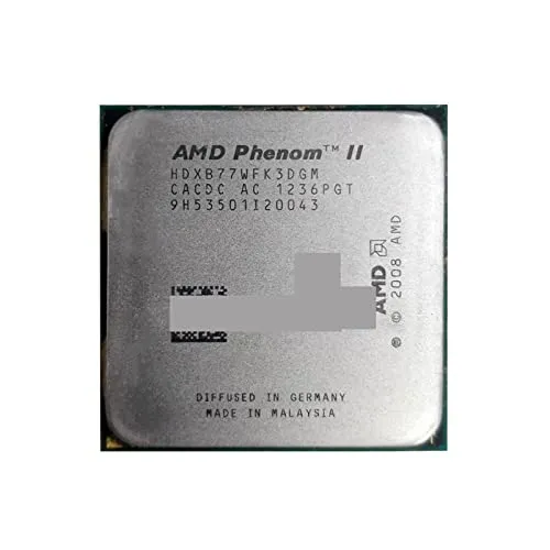 Soket デスクトップ Tiga Inti Prosesor CPU A ph II X3 B77 AM3 938pin 3.2GHz 95W L3 = 6M HDXB77WFK3DGM