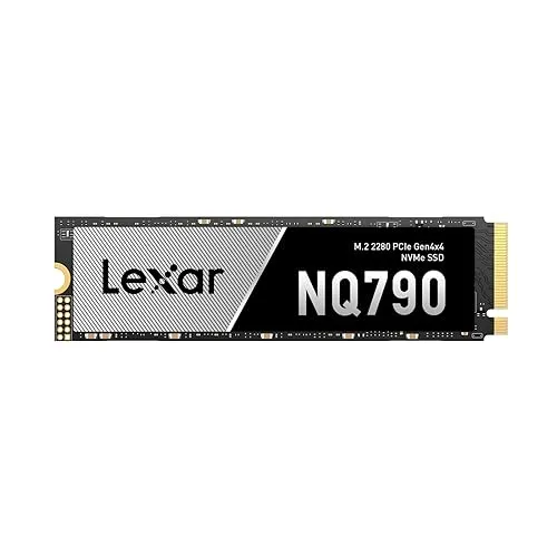 Lexar NQ790 SSD 4TB、M.2 2280 PCIe Gen4x4 NVMe 1.4 内蔵ソリッドステートドライブ、最大7000MB/秒読み取り6000MB/秒の書き込みで激しいワークロード、PS5 PCゲーム用