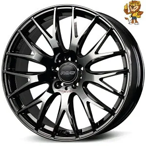 ホイール4本セット RAYS HOMURA 2x9Plus JET BLACK EDITION IV (Y8J) 19インチ 8.0J PCD:114.3/5H インセット:44 ホムラ