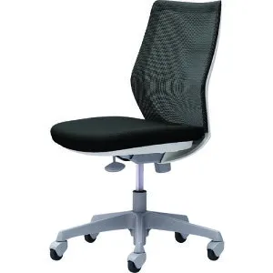 【別途送料あり】オカムラ OKAMURA CG－M 肘無 背メッシュ ハンガー無 ホワイトボディ ゴムキャスター ブラック 【品番：CG11XR FZK1】