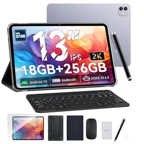 【G100搭載 13インチ FHD大画面 タブレット】Blackview LINK 8タブレットandroid 15 ROM 256GB+2TB拡張 Tablet 8コアCPU 2176*1600 16MP+13MPデュアルカメラ 120Hz 5GWi-F