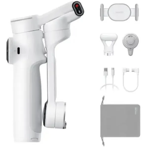 Arashi Vision Flow 2 Pro クリエイターキット AI追跡ジンバル 360度無限パントラッキング 3軸 ホワイト CINSABQB-FLOW205