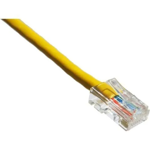 AXIOM 1FT CAT5E 350MHZ PATCH CABLE NON-BOOTED(YELLOW)-TAA COMPLIANT