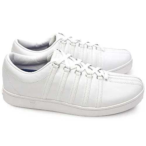 [ケースイス] K-SWISS スニーカー レザー クラシック88 06322 メンズ レディース コートスタイル 定番 本革 K・SWISS Kスイス本革 テニスシューズ 856（White） 25.0cm（US7.0）