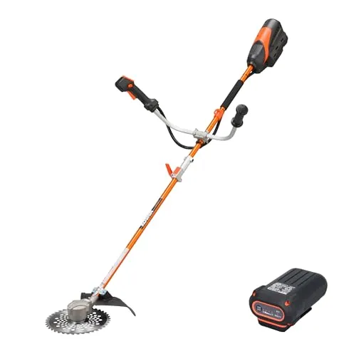 工進(KOSHIN) 36V 5.0Ah 充電式 草刈機 刈払機 PBC-3650 U字ハンドルタイプ プレミアムシリーズ ハイパワー 高耐久 防塵 防滴 静音 バッテリー・充電器付