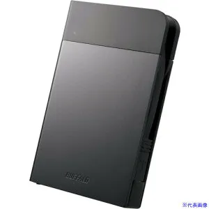 ■BUFFALO USB3.1(Gen1)対応 耐衝撃ポータブルHDD 2TB ブラック HDPZF2.0U3BKA(4290549)[送料別途お見積り][法人限定][掲外取寄]