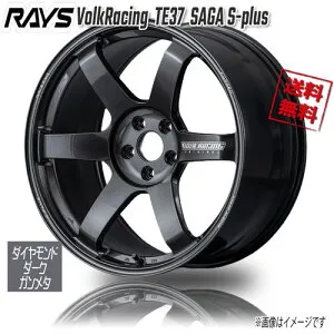 RAYS VolkRacing TE37 SAGA S-plus ダイアモンドDガンメタ MM 19インチ 5H120 8.5J+36 4本 72.6 送料無料