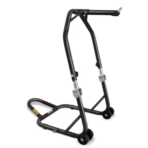 ツールズアイランド(Toolsisland) フロントスタンド メンテナンススタンド バイクスタンド 高さ5段階調整付き アタッチメント7種類 取扱説明書付 (ブラック) 51603-1B