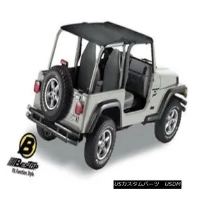 幌・ソフトトップ Bestop Header Bikini Safari Version 97-02 Jeep Wrangler TJ Black Denim 52531-15 Bestop Headerビキニサファリバージョン97-02ジープラングラーTJブラックデニム52531-15 【並行輸入品】