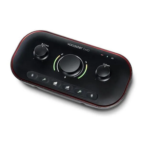 Focusrite(フォーカスライト) Vocaster Two・より柔軟なコンテンツ制作を行うポッドキャストインターフェース