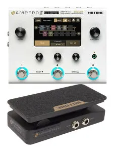 【送料込】HOTONE AMPERO II STOMP + Ampero Press アンプ・モデラー / マルチ・エフェクター/エクスプレッションペダル付