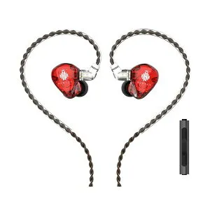 HIDIZS｜ヒディス イヤホン カナル型 Red MS1Rainbow Red [カナル型 /φ3.5mm ミニプラグ]【rb_audio_cpn】