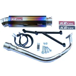ケイツーテック K2tec フルエキゾースト GP-R STD O2無し 3ピース 08年以前 アドレスV125 チタン 8v125-gps3-ti JP店